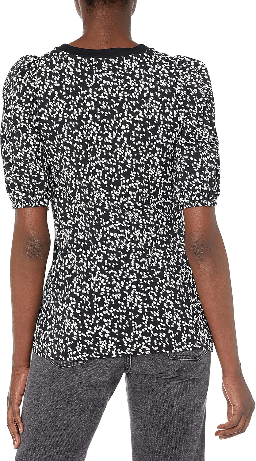 Thumbnail 1 de Amazon Essentials Damen Kurzarm-T-Shirt mit Rundhalsausschnitt und Puffärmeln (Normale Passform)
