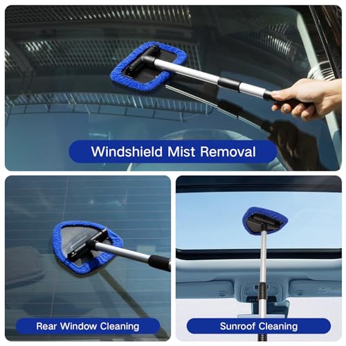 Detalle 2 de Qydipclin Windshield Cleaner Kit 10pcs with 1 Spray Bottle 🧽