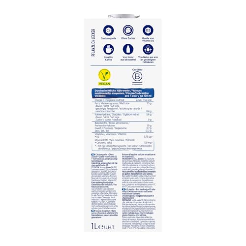 Thumbnail 13 de Alpro This is Not Milk 3,5% – 8x1L, 100% Pflanzlich & Zuckerfrei: Veganer Haferdrink im Mehrpack