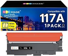 Detalle de GPC IMAGE 117A Toner-Set Schwarz – kompatibel mit HP 117A für Color Laser MFP 178nwg, 179fwg, 178nw, 179fnw, 150nw, 150a, 150w