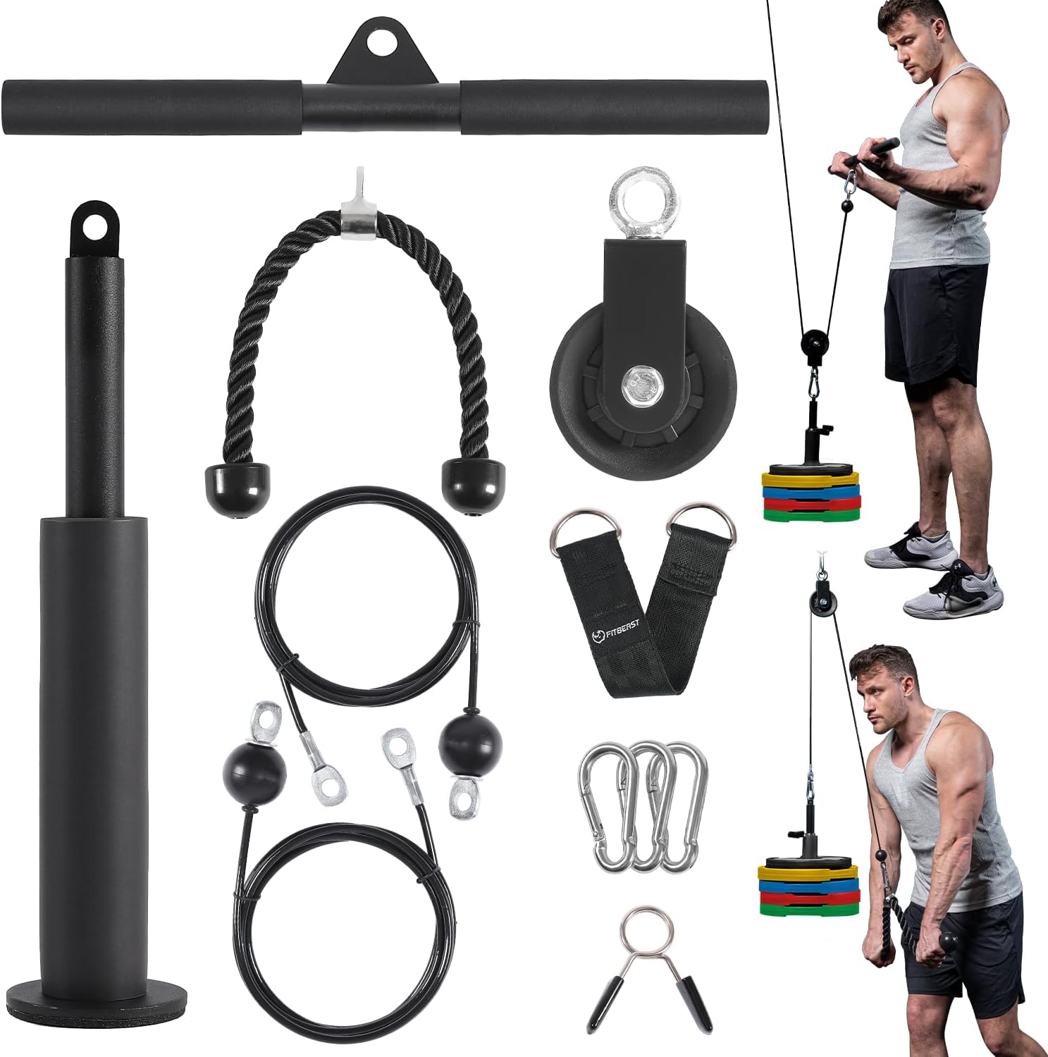 Thumbnail 5 de FitBeast Pulley System Gym cable machine