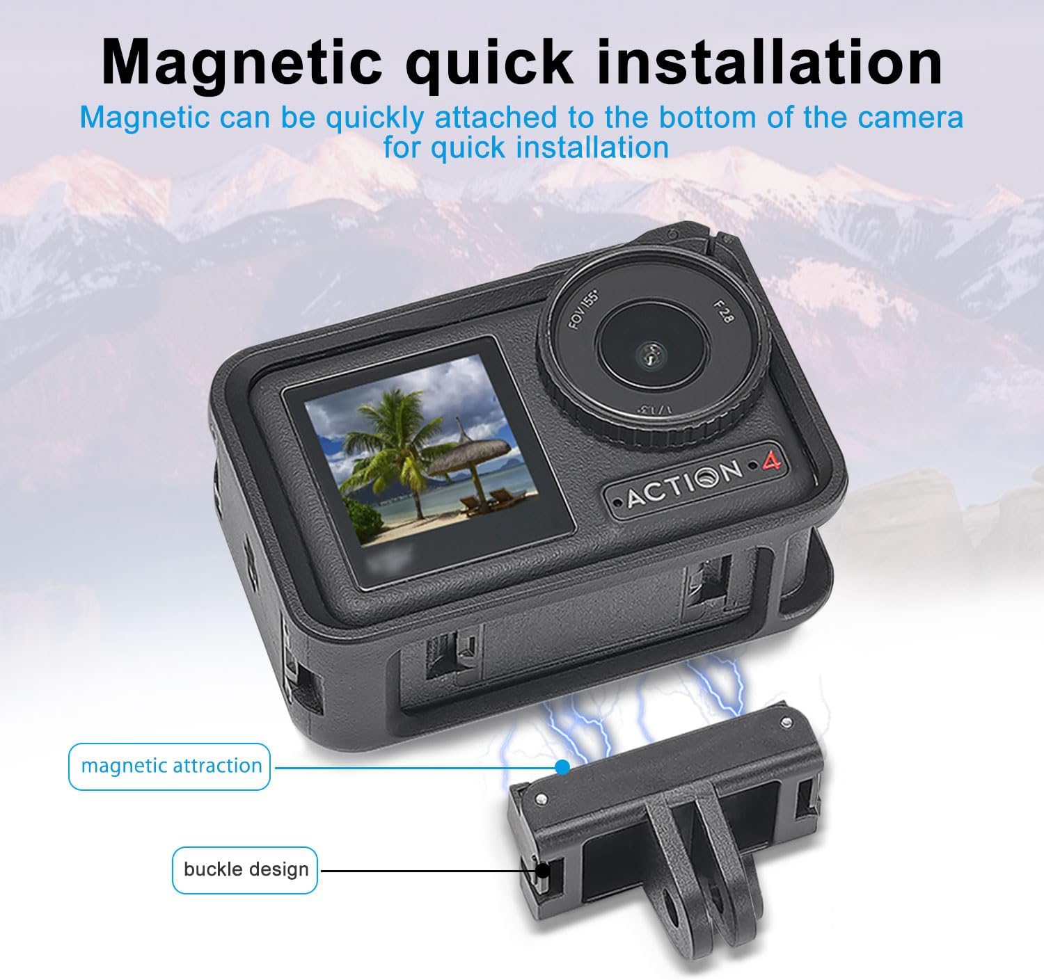 Thumbnail 5 de FiTSTILL Action Camera Magnetic Adapter Mount