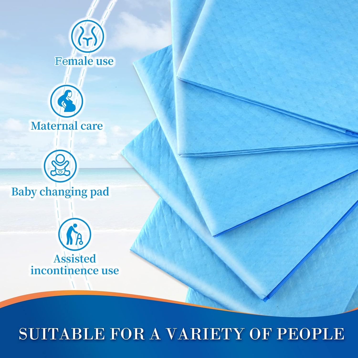Thumbnail 6 de SofyFINE 100 Count Disposable Beds Pads 23x36 Waterproof Underpads