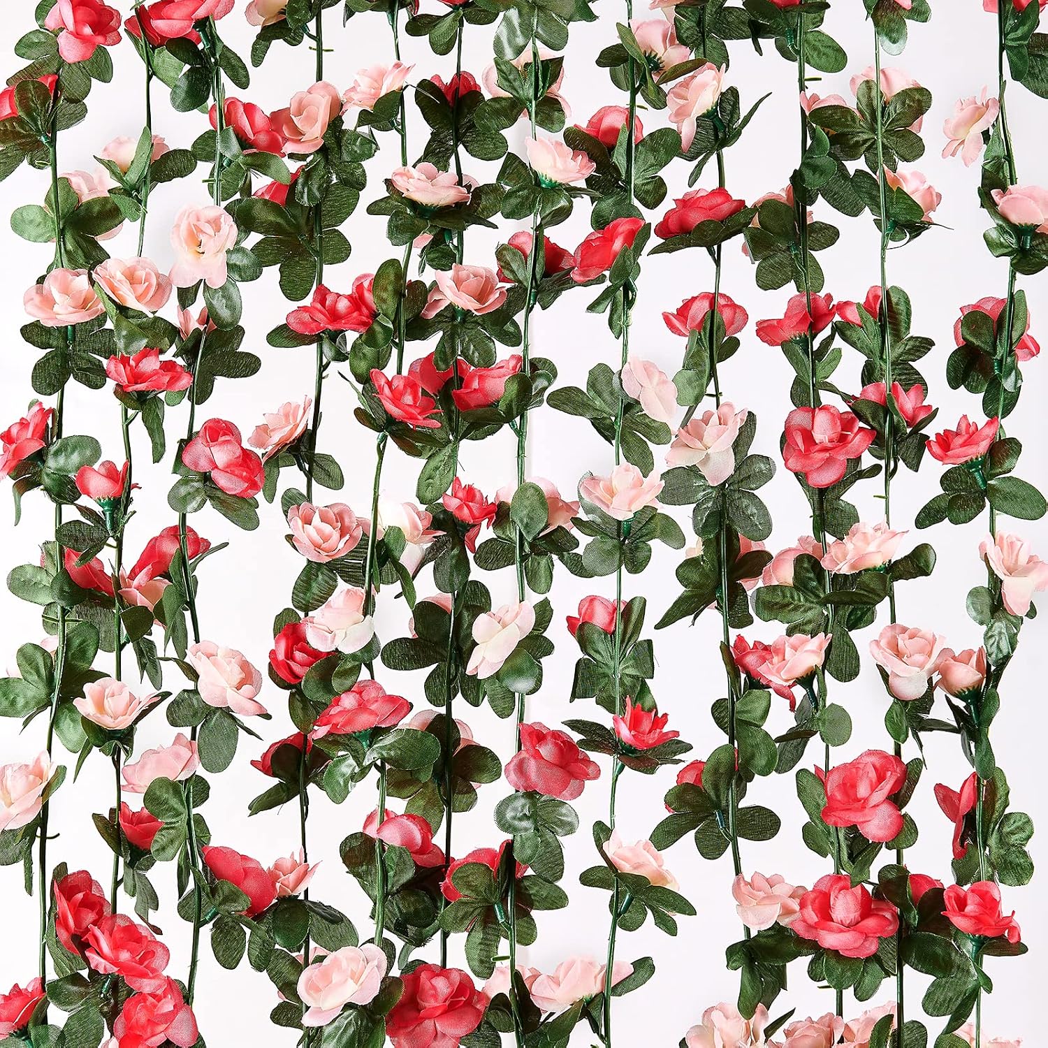 Detalle de Artificial Rose Garland Set, 12 Strands