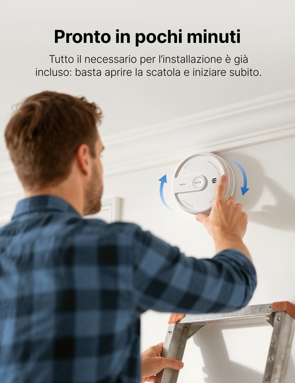 Thumbnail 2 de X-Sense XS0E-SN – Rilevatori di fumo autonomi con batteria 10 anni, sirena 85 dB (confezione da 5)