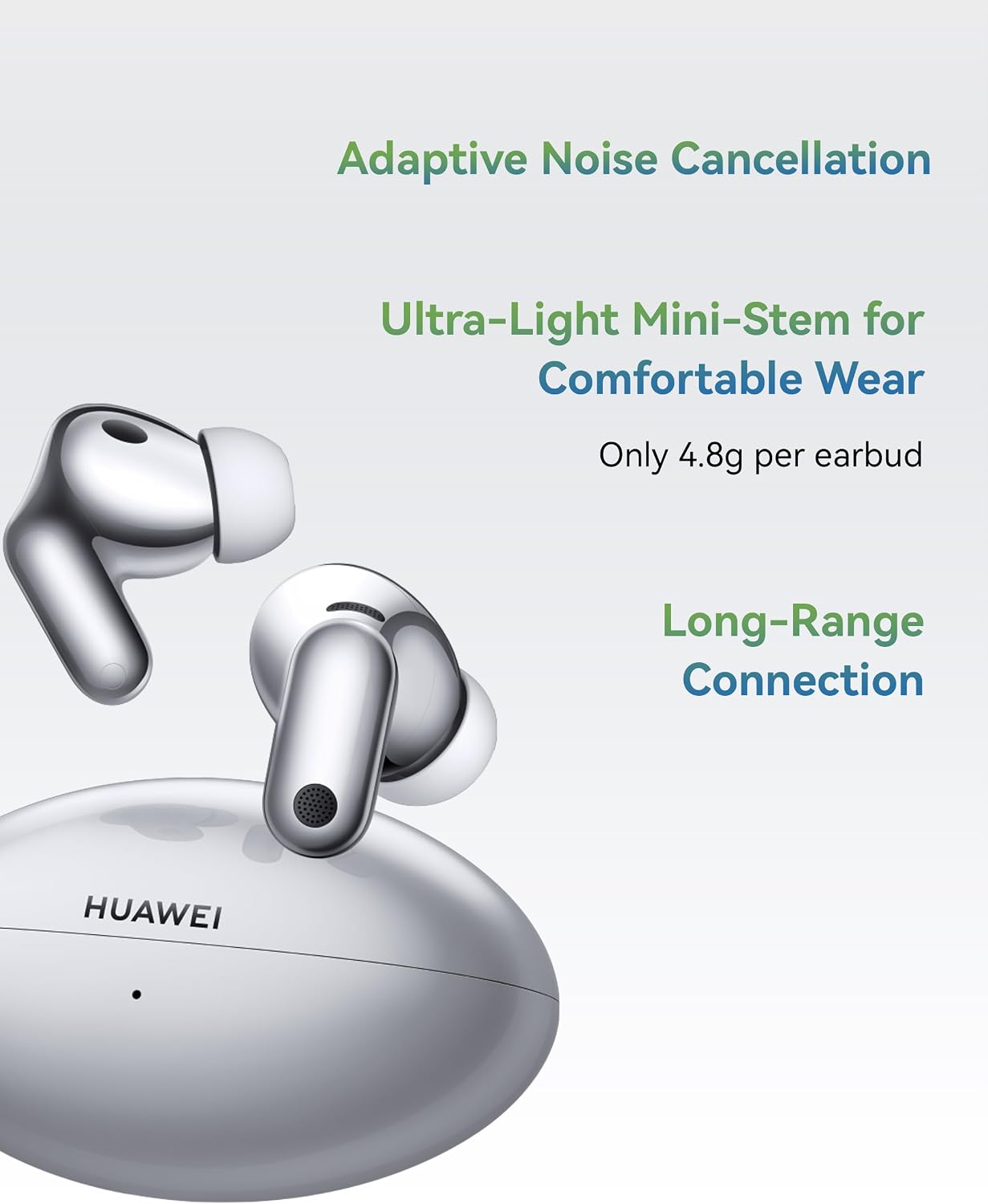 Thumbnail 1 de HUAWEI FreeBuds Neo Dolphin-T010 Wireless Earbuds with ANC, IP55 and 40-Hour Battery