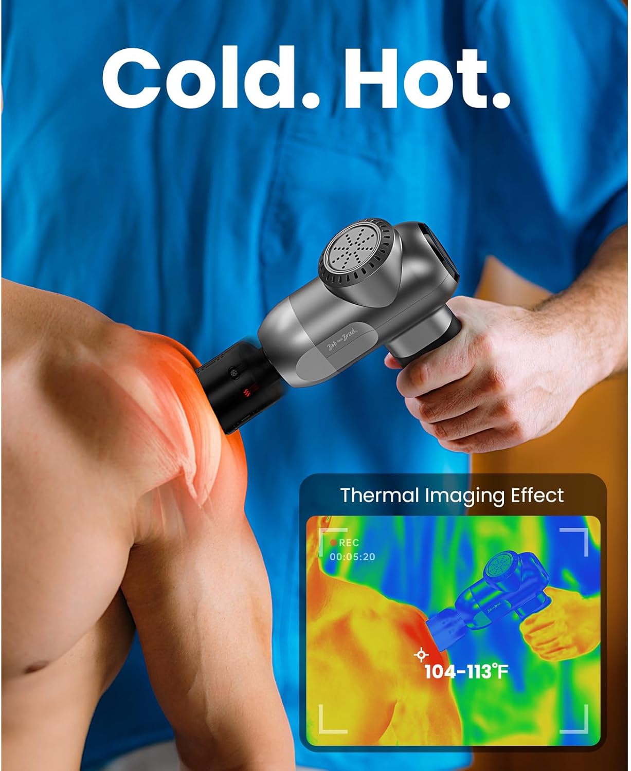 Thumbnail 2 de BOB AND BRAD C2 Pro Massage Gun with Heat and Cold Therapy