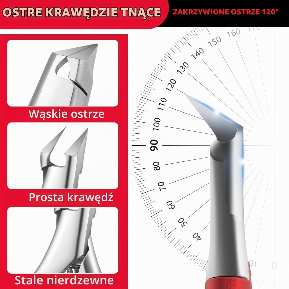 Detalle de AOOWU 4578230 – obcinacz do paznokci u stóp ze stali nierdzewnej