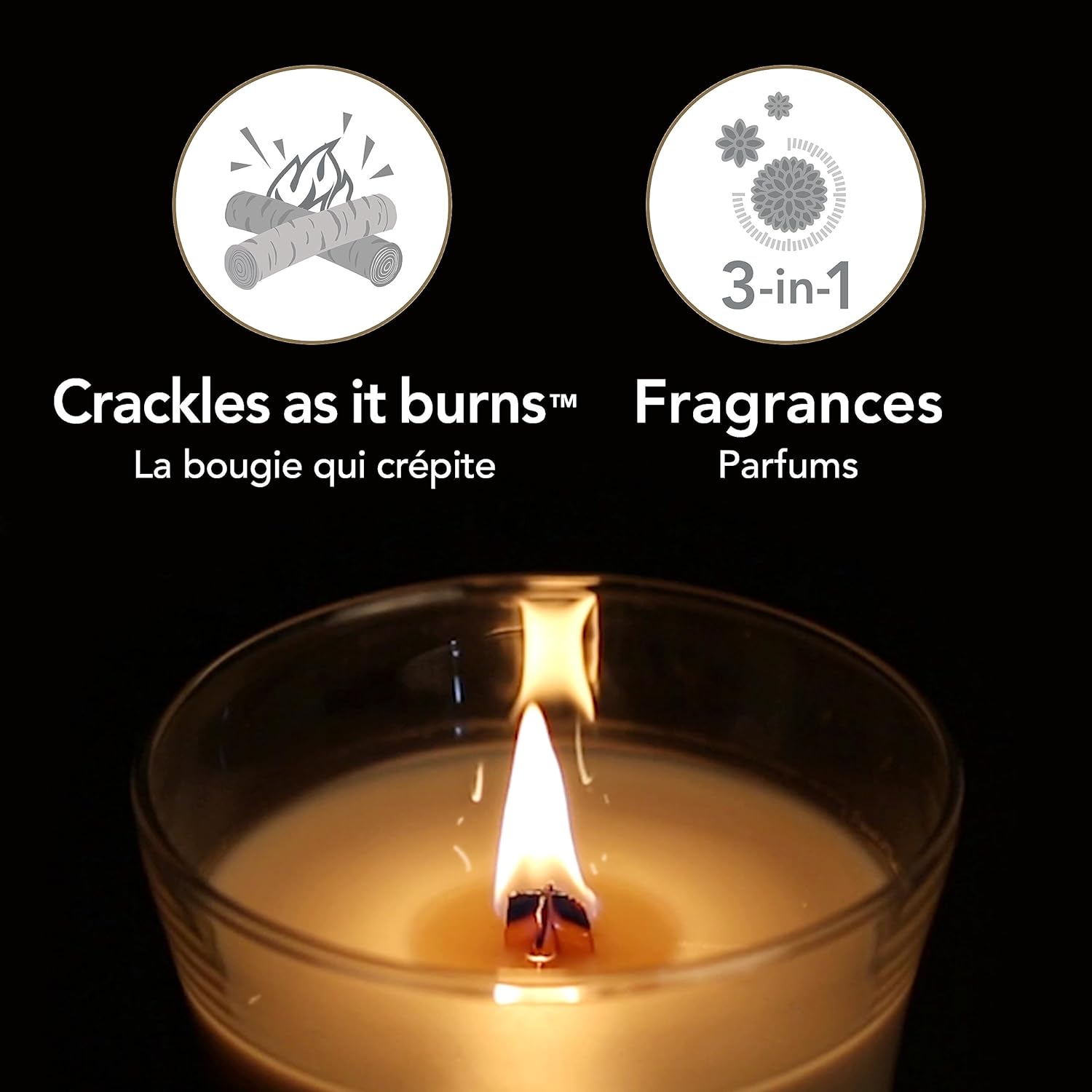 Thumbnail 3 de WoodWick Trilogy bougie jarre moyenne parfumée avec mèche Pluswick – Séjour au calme