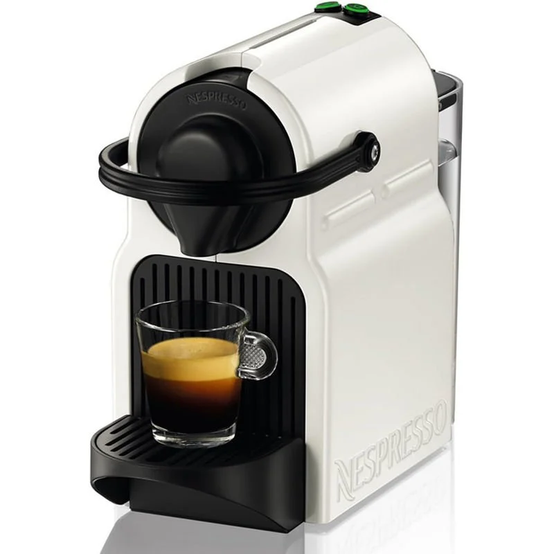 Detalle de Nespresso Krups Inissia cafetera de cápsulas blanca