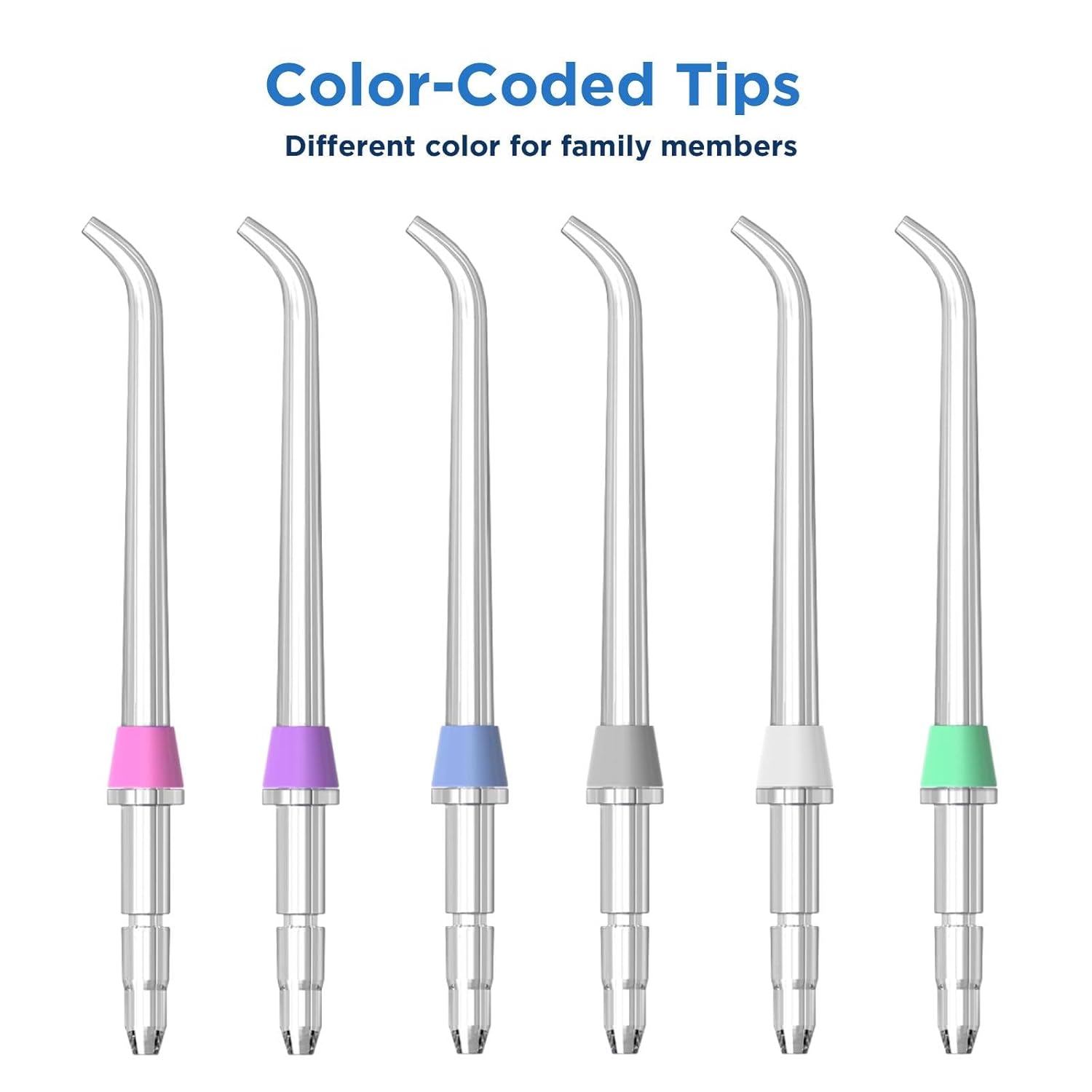 Detalle 2 de Waterpik Replacement Classic Jet Tips 6-pack 🪥