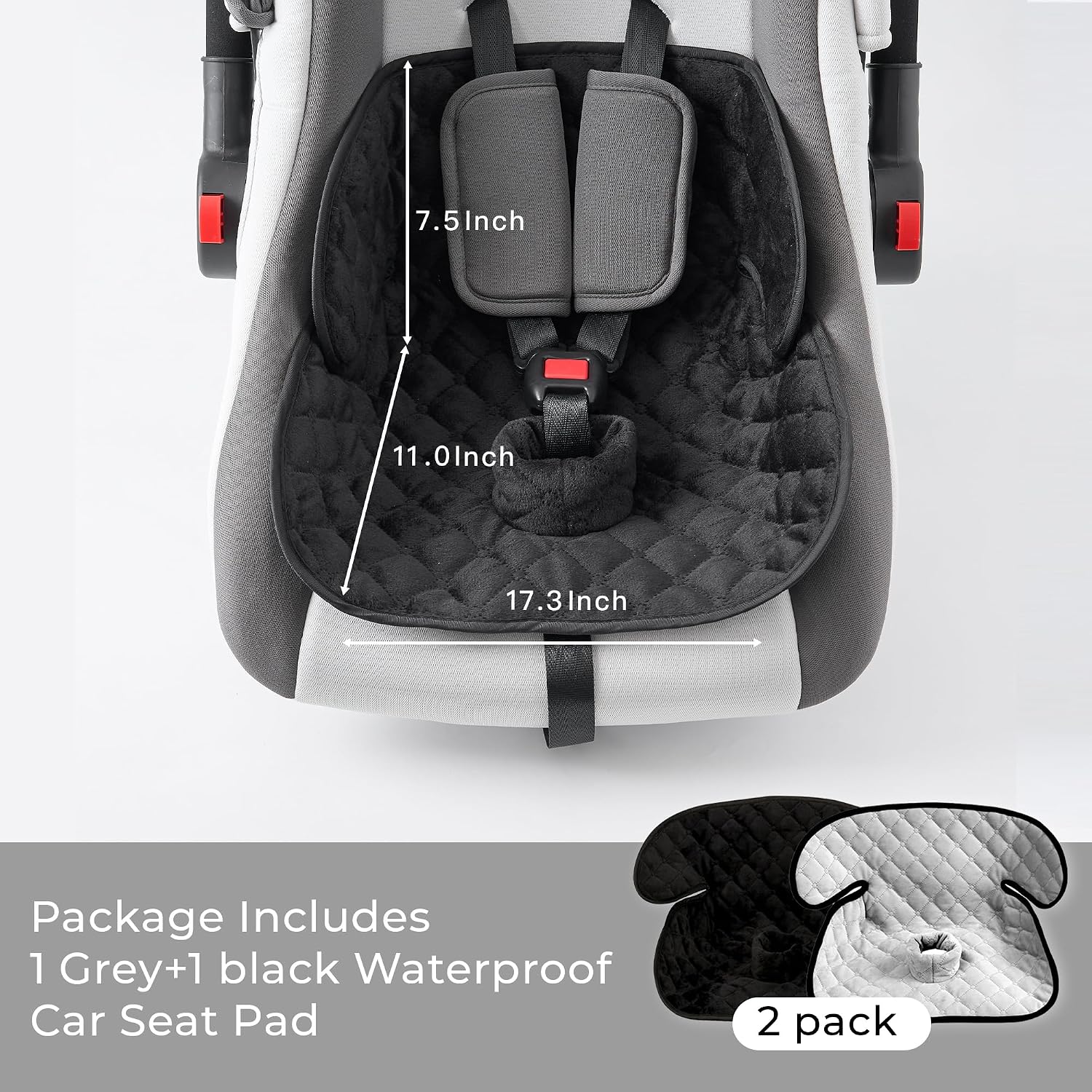 Detalle 1 de MOMSYLA 2-Pack Waterproof Potty Training Car Seat Protectors, Polyester