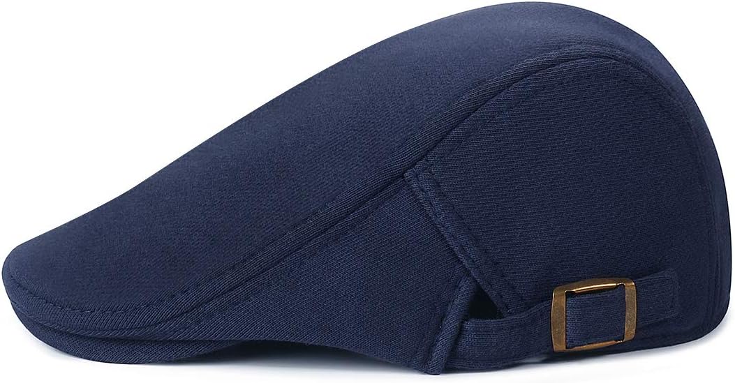 Detalle de WETOO stcap55-zanglanse-E Cotton Newsboy Cap, Adjustable Blue, M