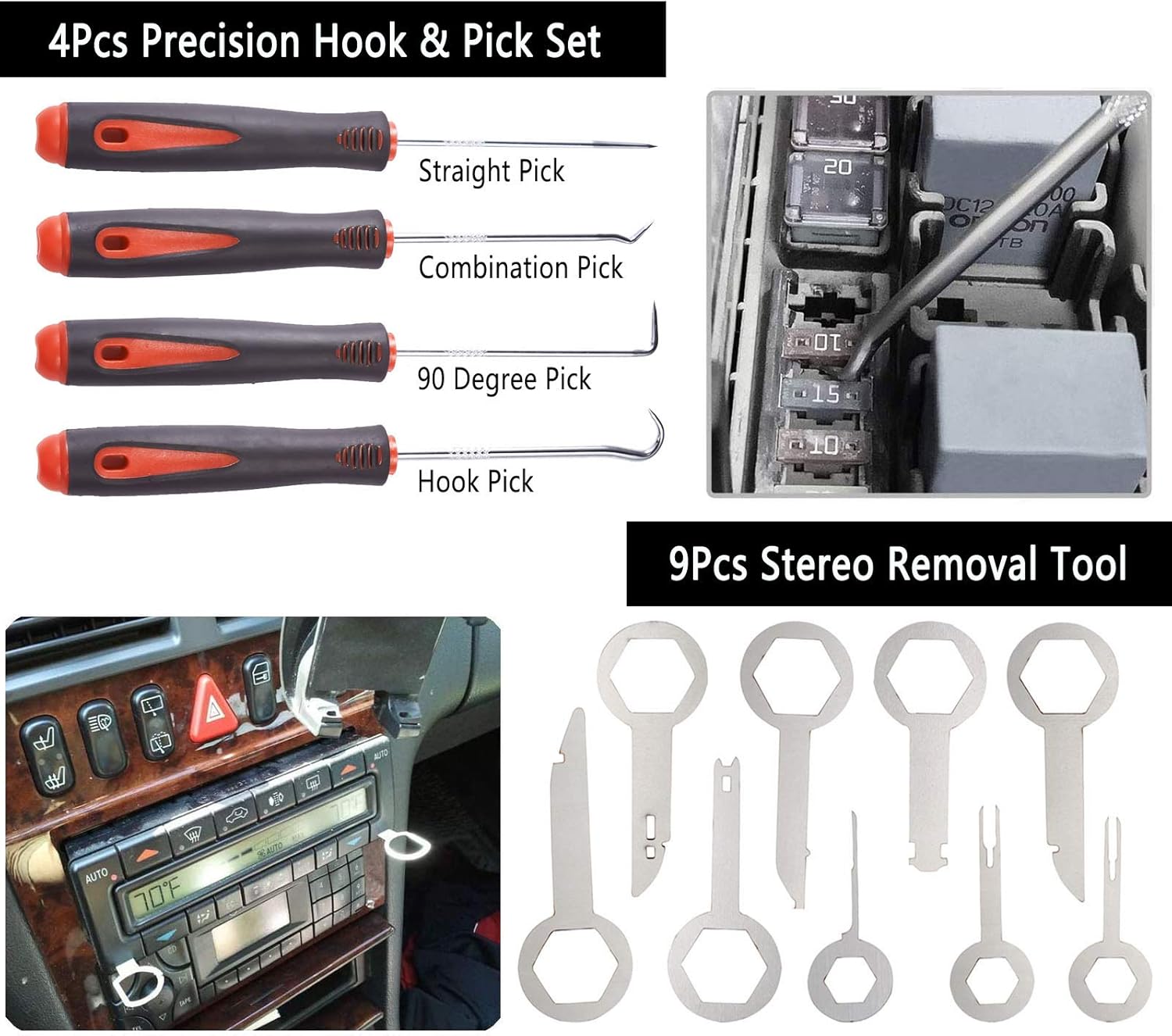 Thumbnail 3 de Uolor 268‑piece Trim Removal Tool Kit 🛠