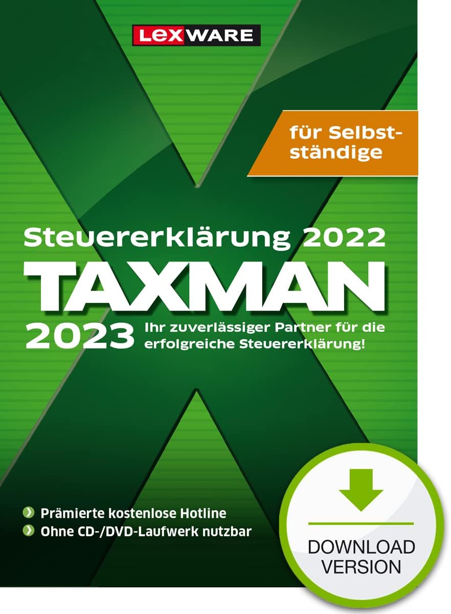Detalle de TAXMAN 2023 (für Steuerjahr 2022) – Download-Version für Selbstständige, Gründer und Unternehmer
