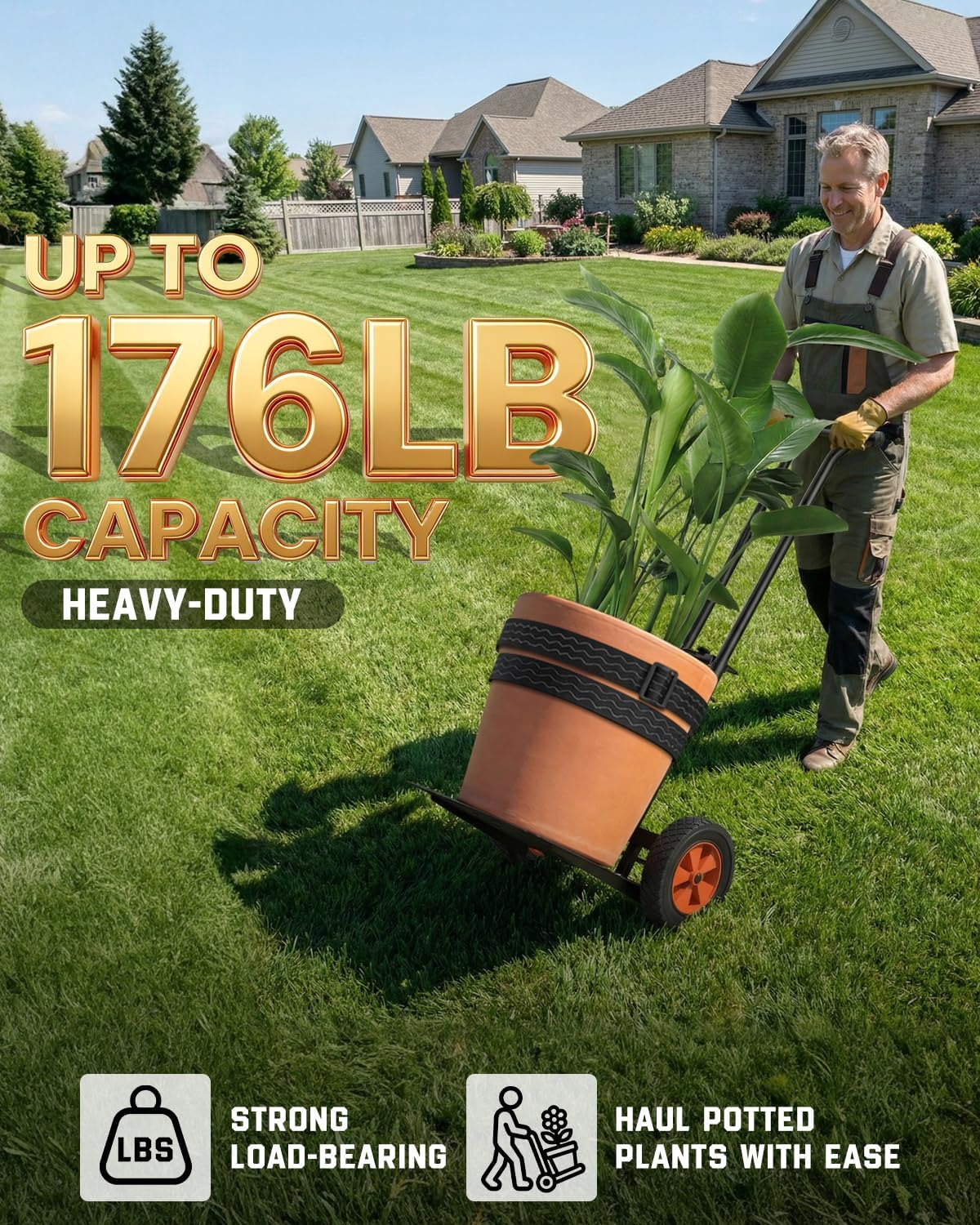 Thumbnail 1 de OICIPT Plant Caddy with Wheels, 176 lb Capacity