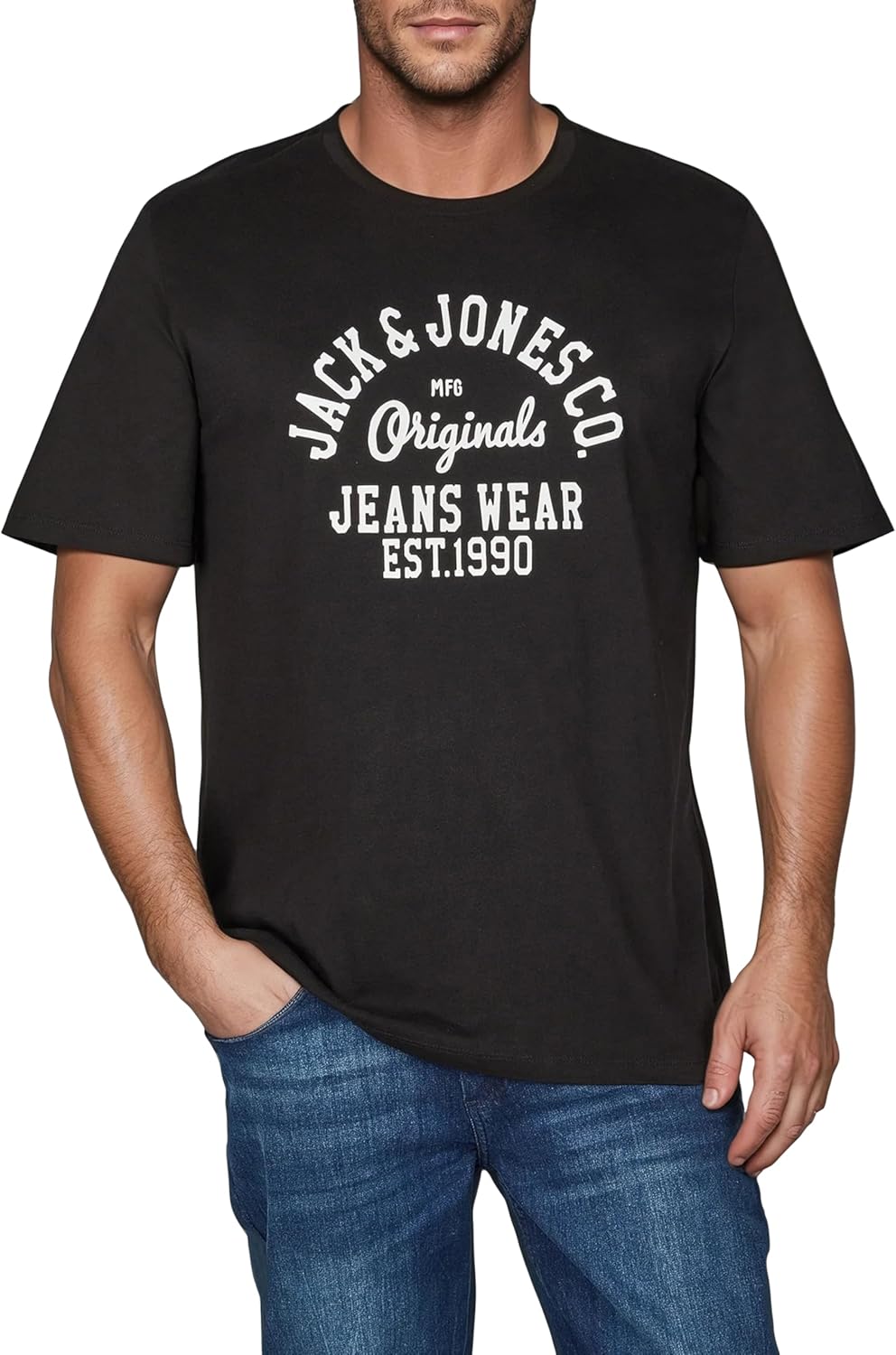 Thumbnail 5 de JACK & JONES Herren-T-Shirts Regular Fit JJLINO im 4er-Pack (Rundhals, Kurzarm)