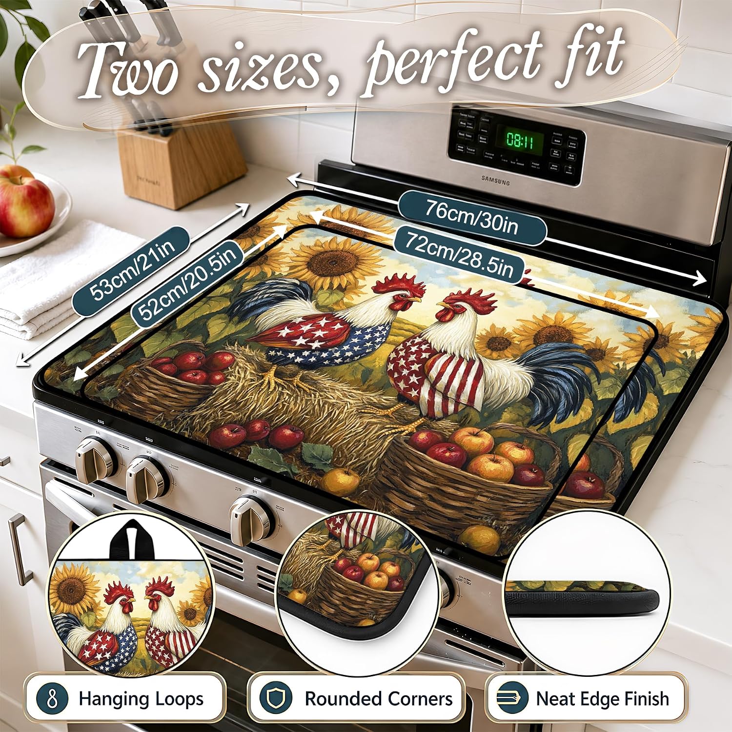 Thumbnail 1 de Electric Stove Top Cover 28 x 20 Inches