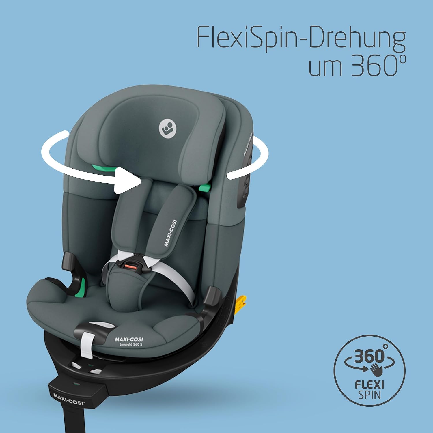 Thumbnail 2 de Maxi‑Cosi Emerald 360 S i‑Size Kindersitz 0–12 Jahre ⛑