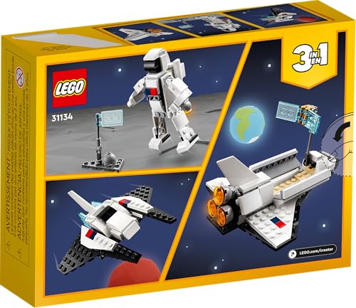 Thumbnail 6 de LEGO Creator 3 in 1 Space Shuttle 31134: 3 Builds in One Set for Ages 6+