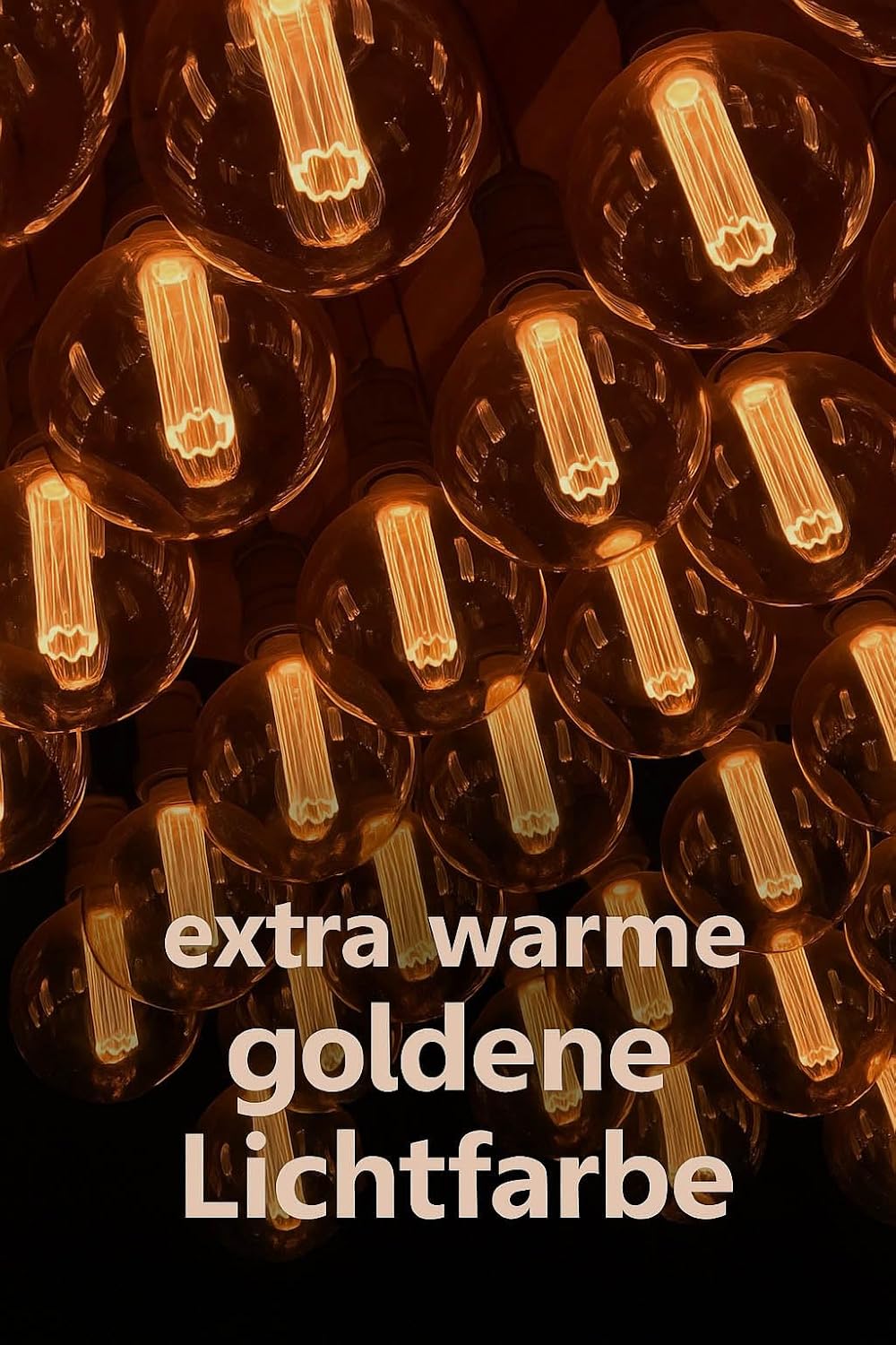 Thumbnail 6 de greenandco LED Vintage Glühbirne E27 G95 smoke, 4W (100 lm), 1800K – extra warmweiß, flimmerfrei, nicht dimmbar