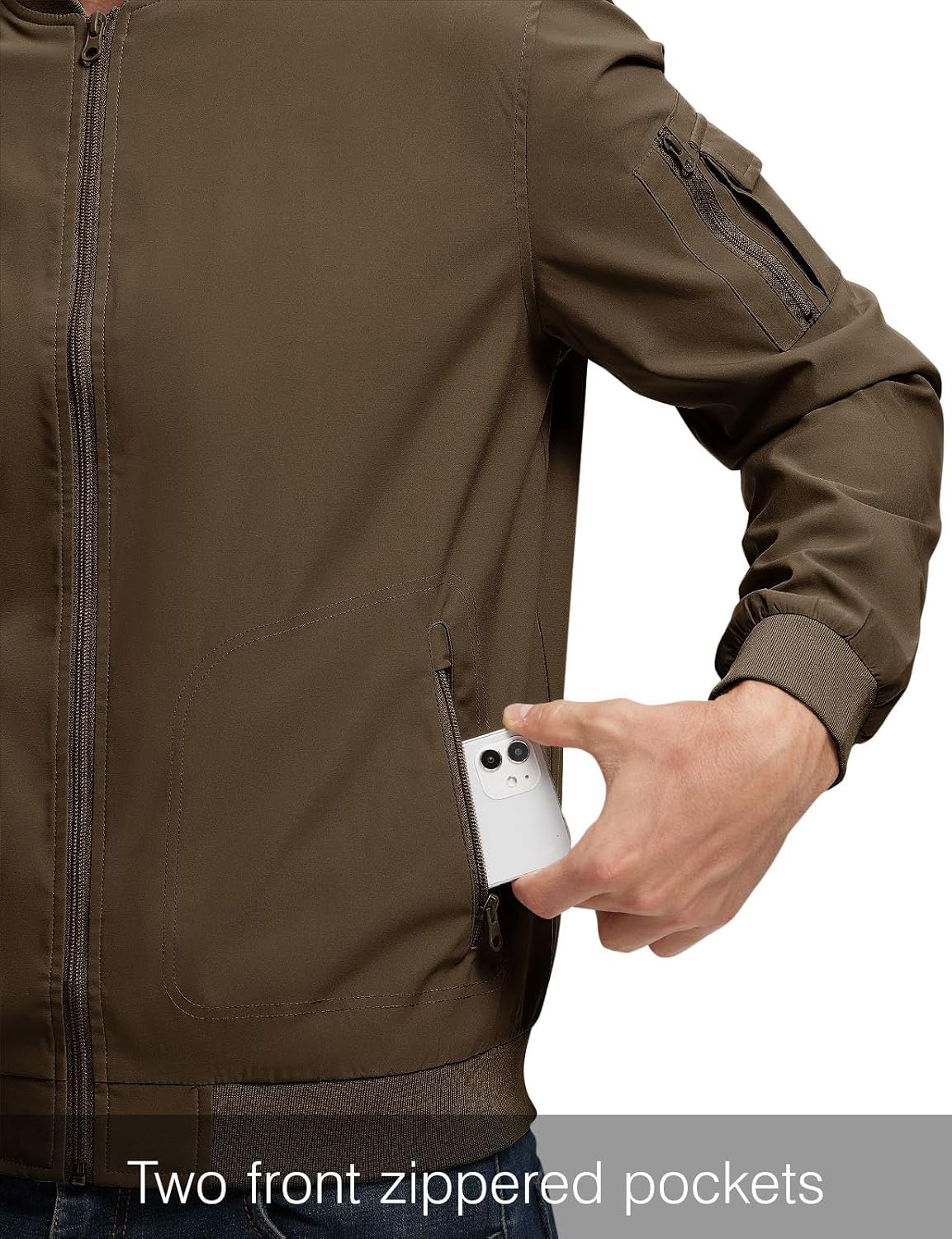 Detalle 2 de Rdruko Men's Bomber Jacket