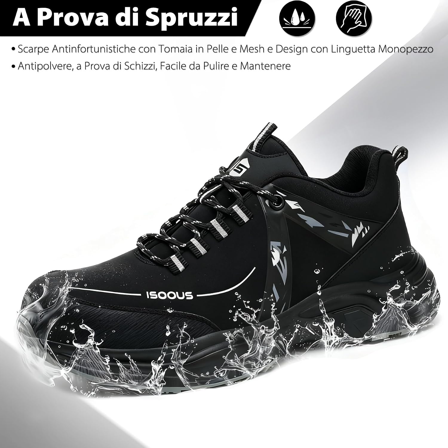 Detalle de Scarpe antinfortunistiche antiscivolo 1100N