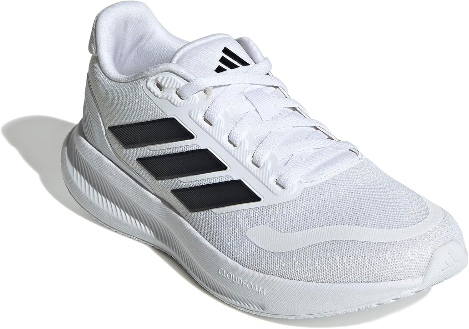 Thumbnail 3 de adidas Runfalcon 5 Junior Shoes – Cloud White/Core Black, Size 4 UK