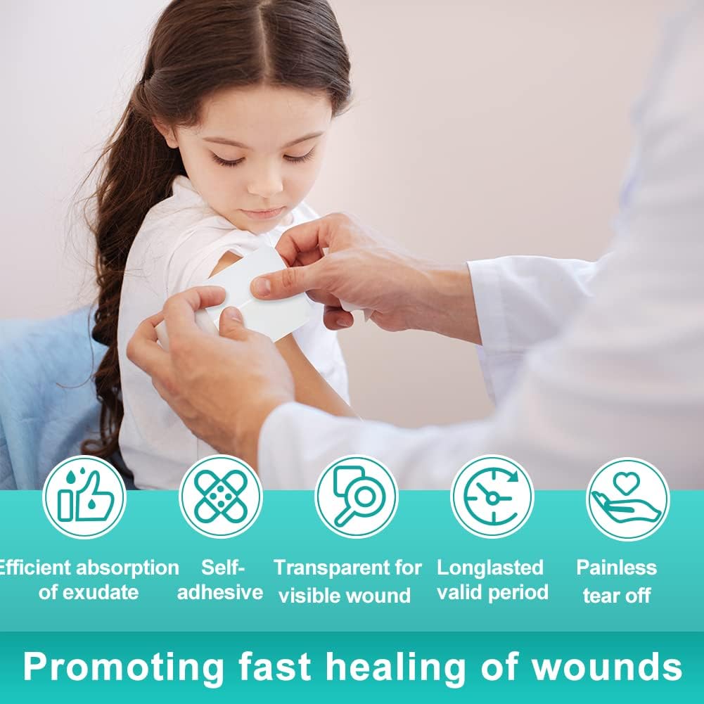 Thumbnail 5 de Dimora Hydrocolloid Dressing – Waterproof, Self-Adhesive Wound Patches (7.5cm x 7.5cm) – 10 Pack