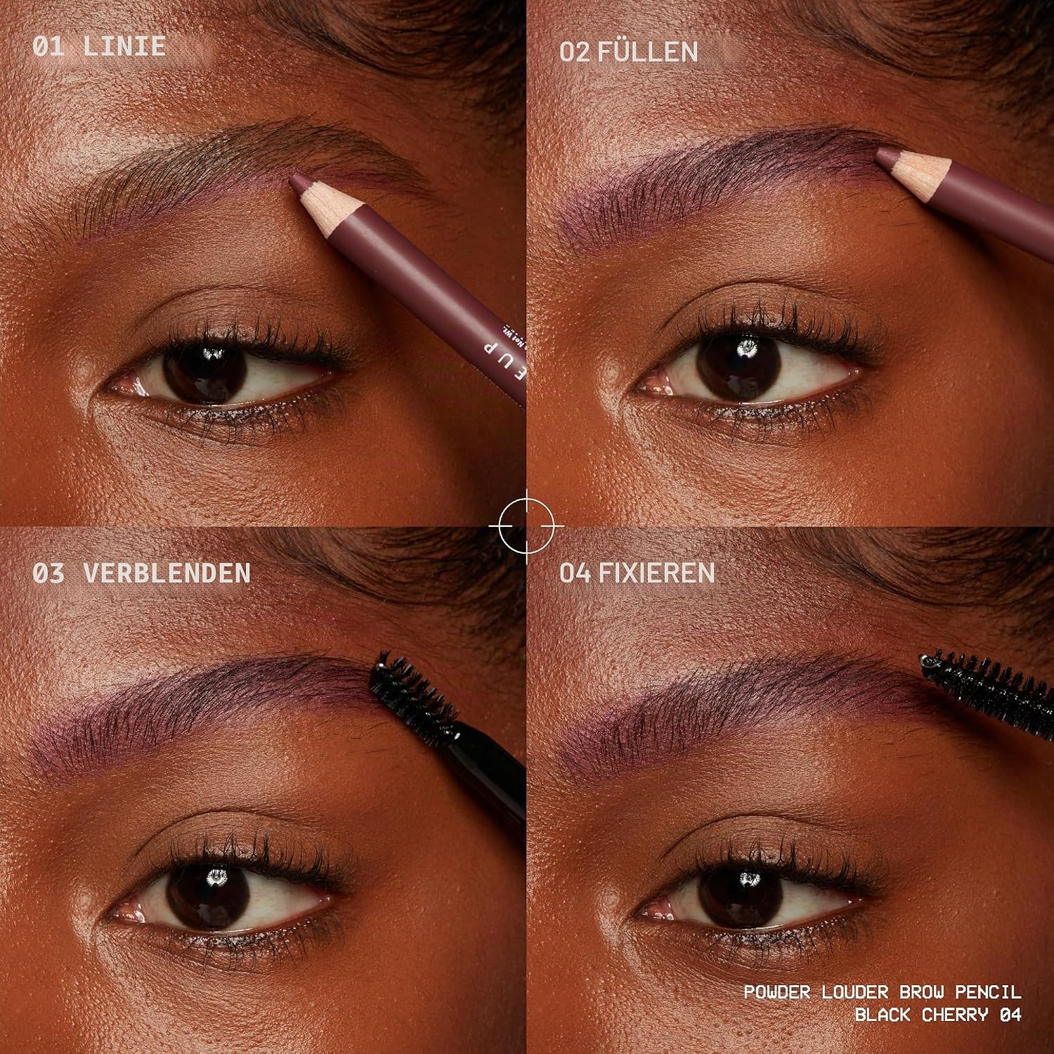 Thumbnail 6 de NYX Powder Louder Brow Pencil in Black – voluminöse Mikrofaser für definierte, natürliche Augenbrauen