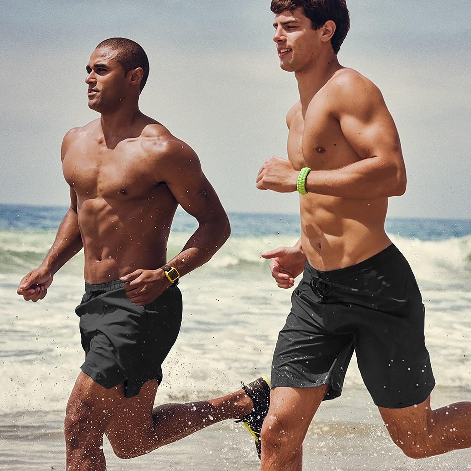 Thumbnail 2 de COOFANDY Quick-Dry Men’s Swim Trunks with 2 Deep Pockets & Stretch Liner