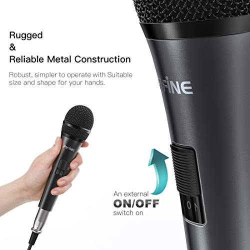 Thumbnail 4 de FIFINE K6 Karaoke Dynamic Microphone — Wired 1/4" (6.35mm) vocal mic for live singing