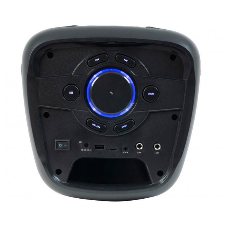 Detalle de Fonestar Party-Duo: Altavoz Bluetooth portatil con karaoke – Negro