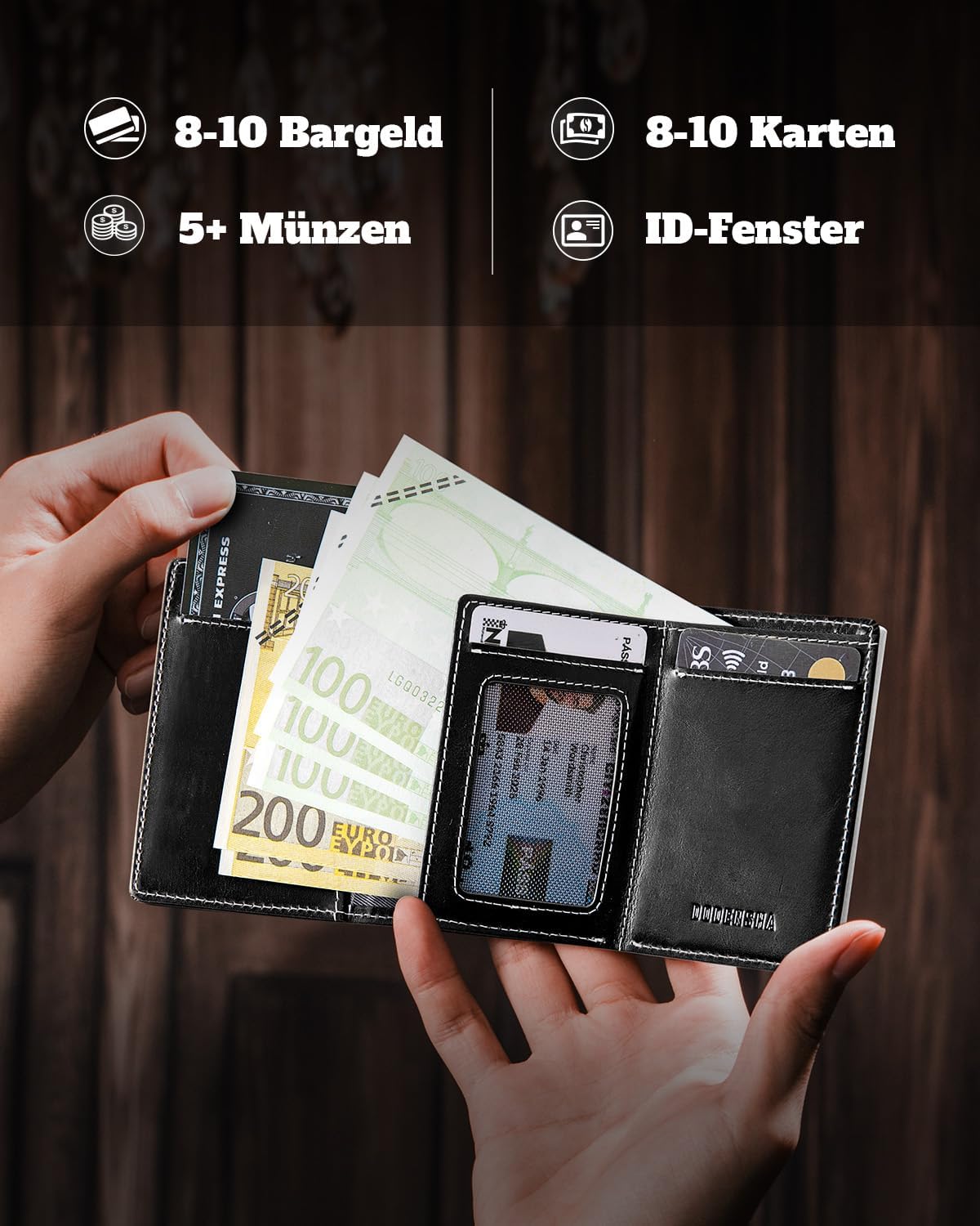 Thumbnail 2 de DODENSHA MagSnap Geldbörse Slim RFID