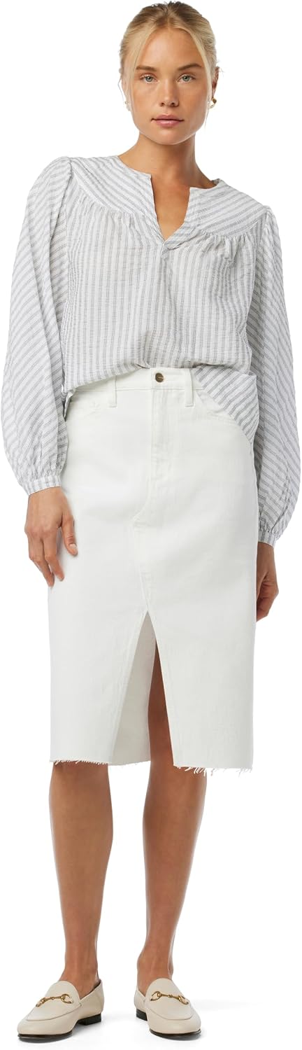 Thumbnail 5 de Joe's The Joplin High-Rise Knee-Length Denim Skirt