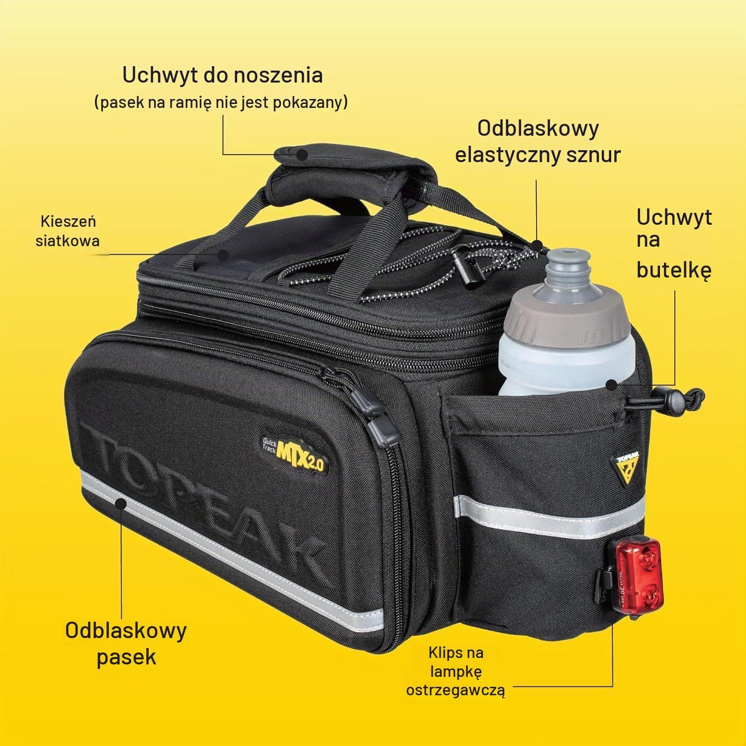 Thumbnail 5 de Topeak MTX 2.0 TrunkBag DXP – torba rowerowa do 22,6 l z sakwami
