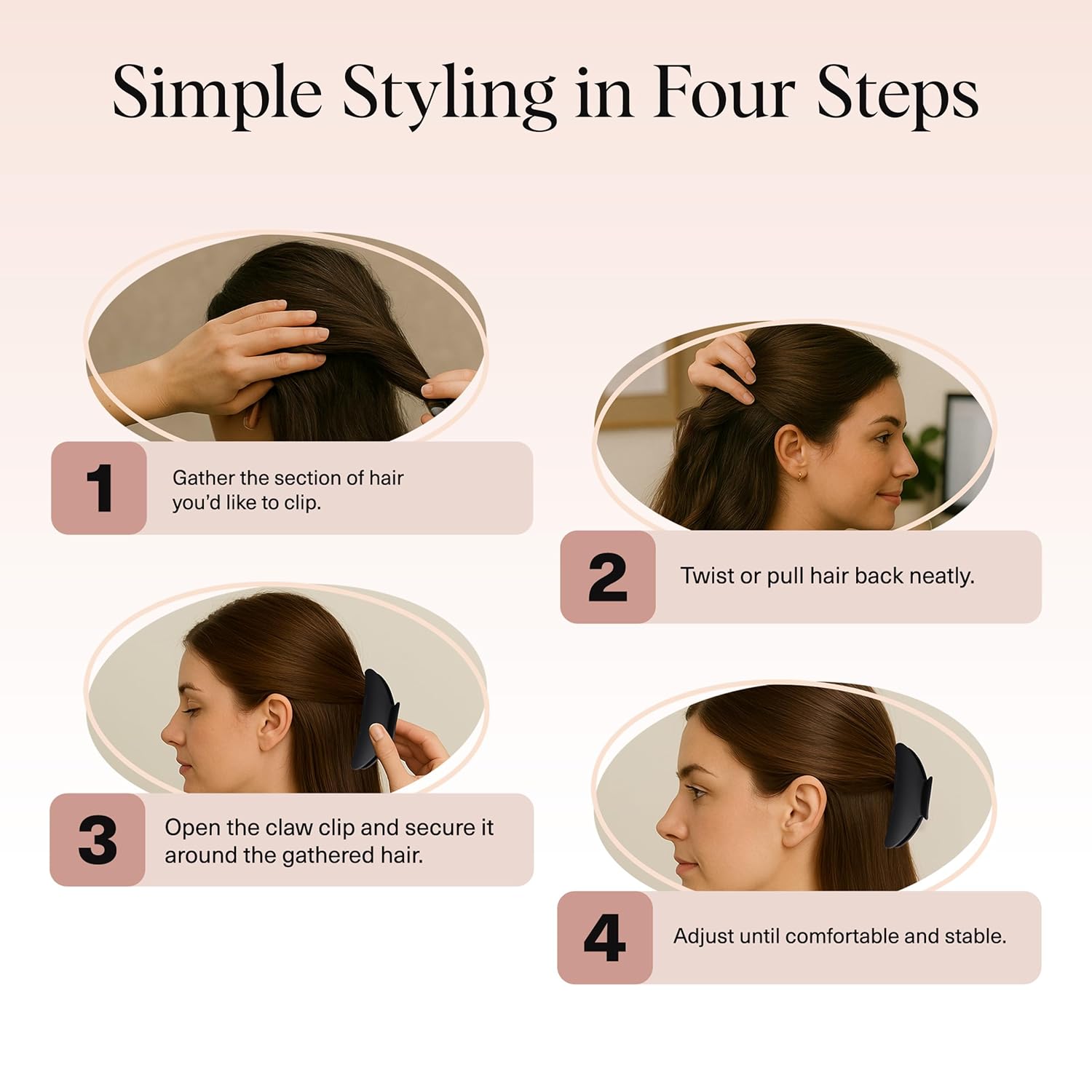 Thumbnail 6 de Kitsch Medium Hair Clips 2pcs for Thick Hair