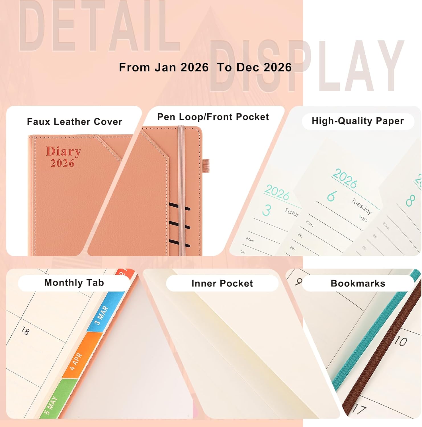 Thumbnail 5 de Academic Diary 2026 A5 daily planner 📔