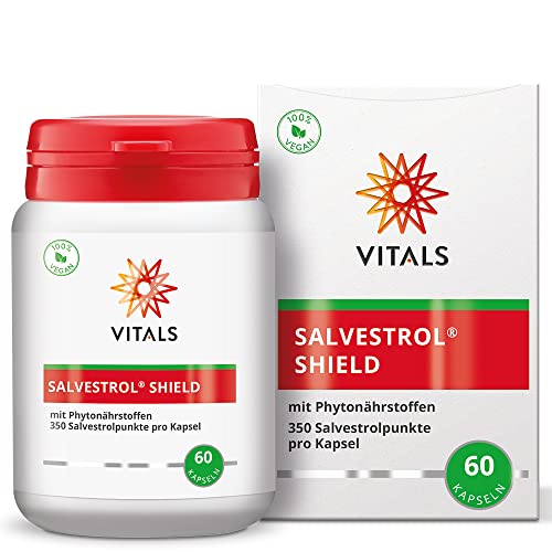 Detalle de Vitals Salvestrol Shield Phytonährstoffkomplex, 60 Kapseln mit 350 Punkten