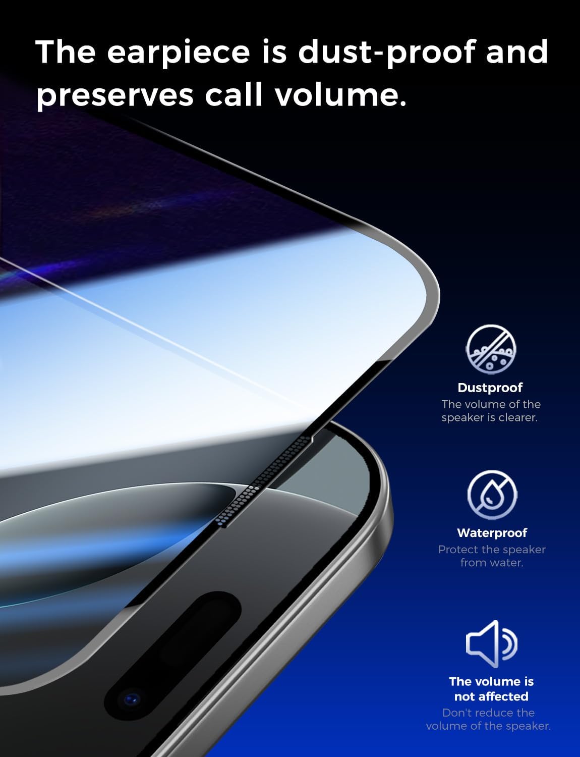 Thumbnail 5 de MAGIC JOHN 2-pack iPhone 16 Pro Max screen protector 6.9 inch