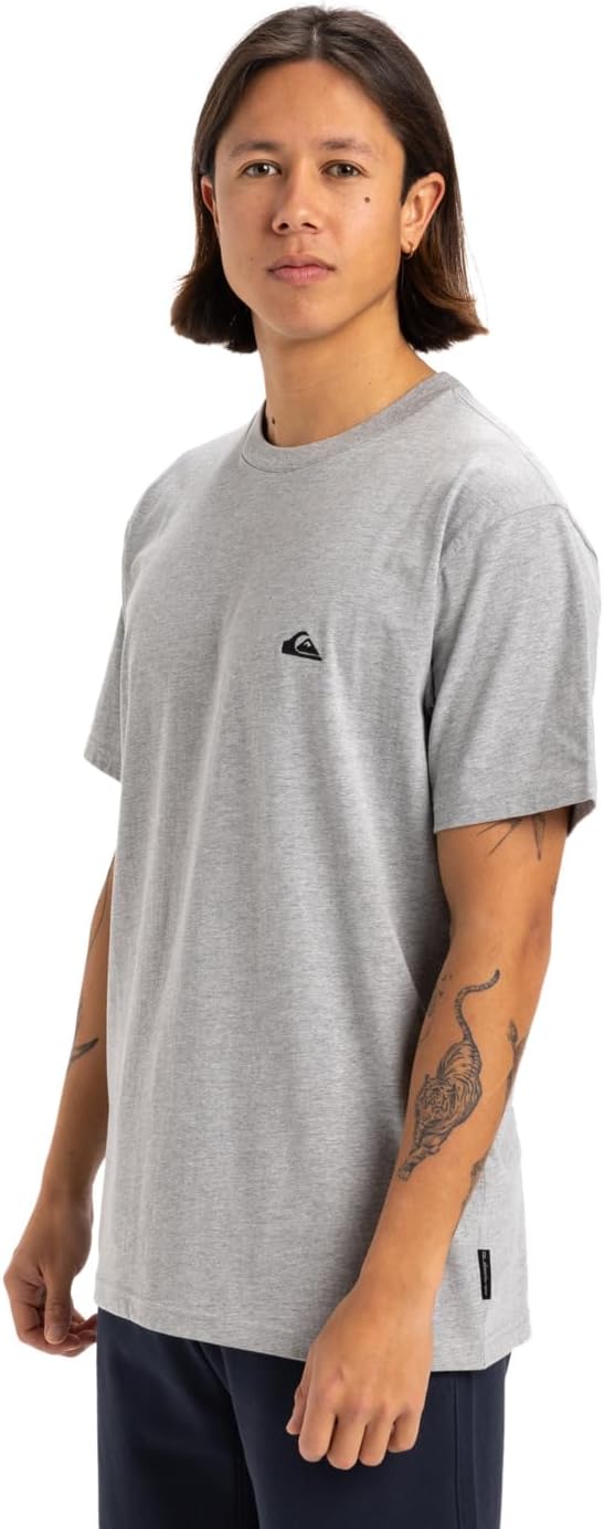 Detalle de Quiksilver Basic SS Tee Young Men T-Shirt – T‑shirt simple pour homme (Lot de 1)