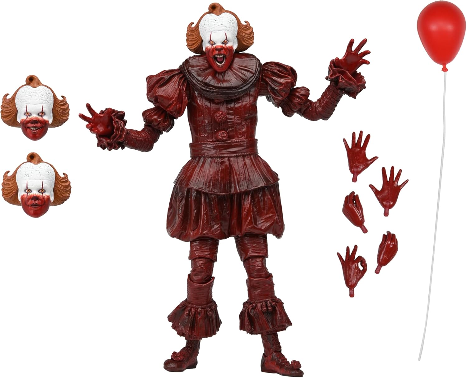 Detalle de NECA 45429 アルティメット・ブラッド・ペニーワイズ 7インチスケール アクションフィギュア