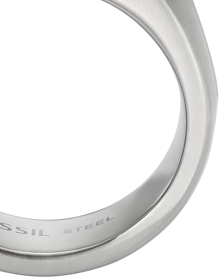 Thumbnail 3 de Fossil Herren-Edelstahlband Ringe – zeitloses Design aus poliertem Edelstahl