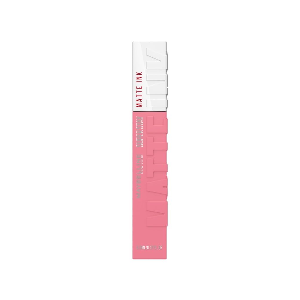 Detalle 2 de Maybelline New York Super Stay Matte Ink Flüssiger Lippenstift „10 Dreamer“ (5 ml) – matt, wisch- und küssfest