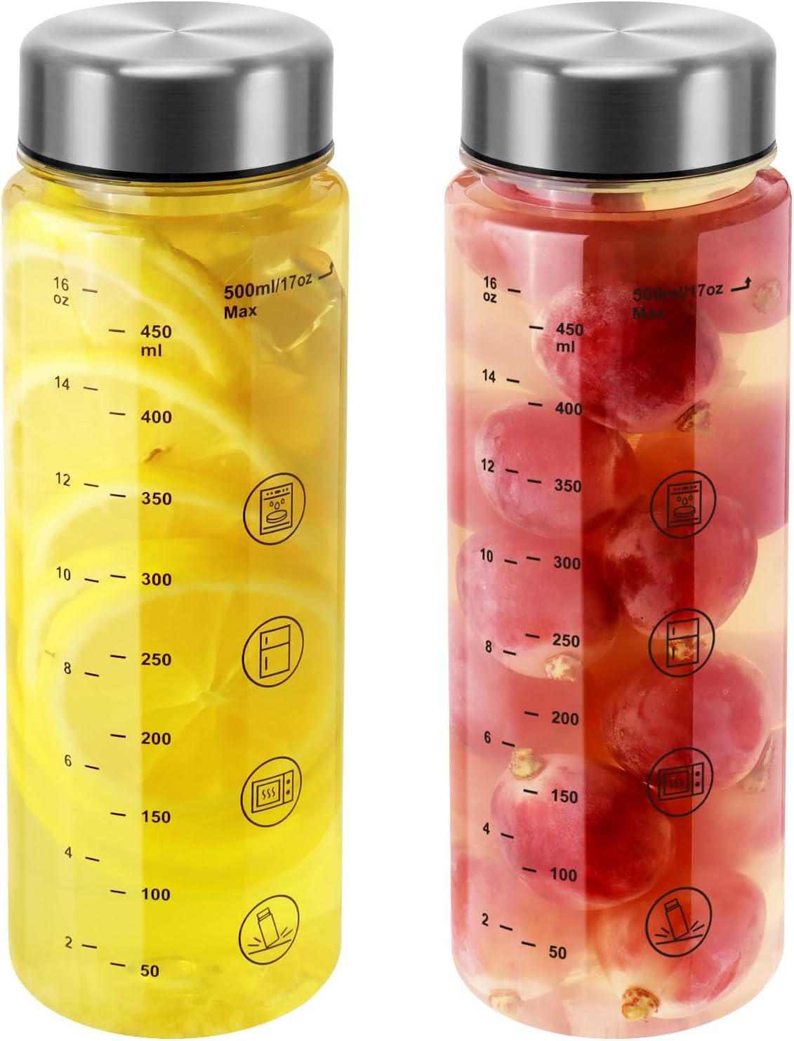 Detalle de BuildLife 500ml Tritan water bottle pack