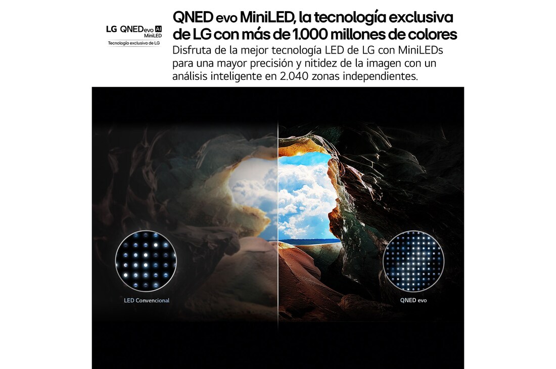 Detalle 1 de LG QNED87 43 pulgadas 4K Smart TV 2025