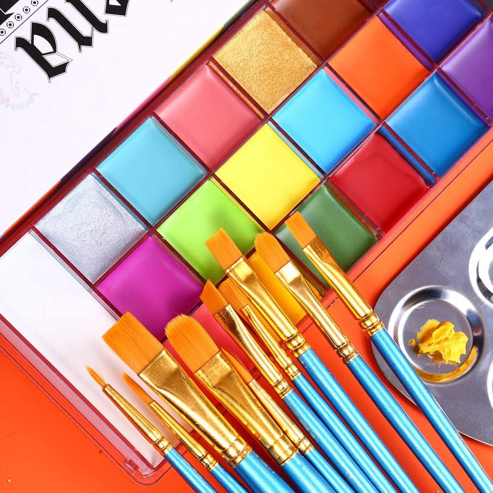 Detalle 1 de UCANBE Peinture Corporelle 20 Couleurs
