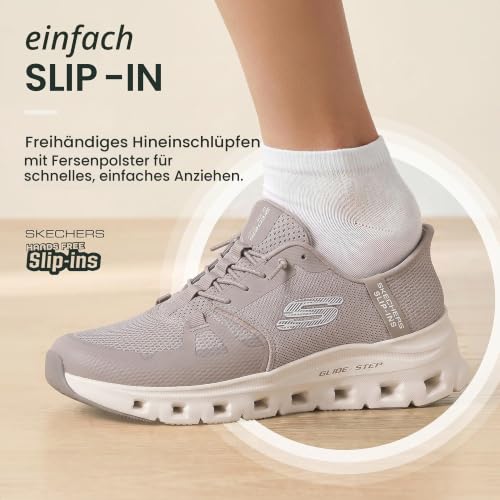 Detalle de Skechers Damen-Slip-in-Turnschuhe, 37 EU