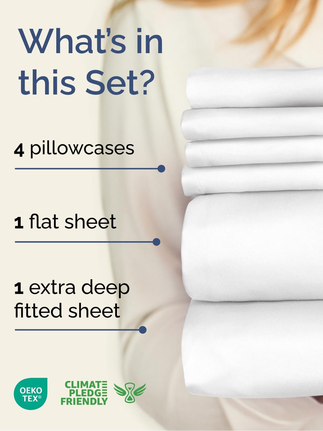 Thumbnail 1 de CGK Unlimited Queen Deep Pocket 18-24" Sheets