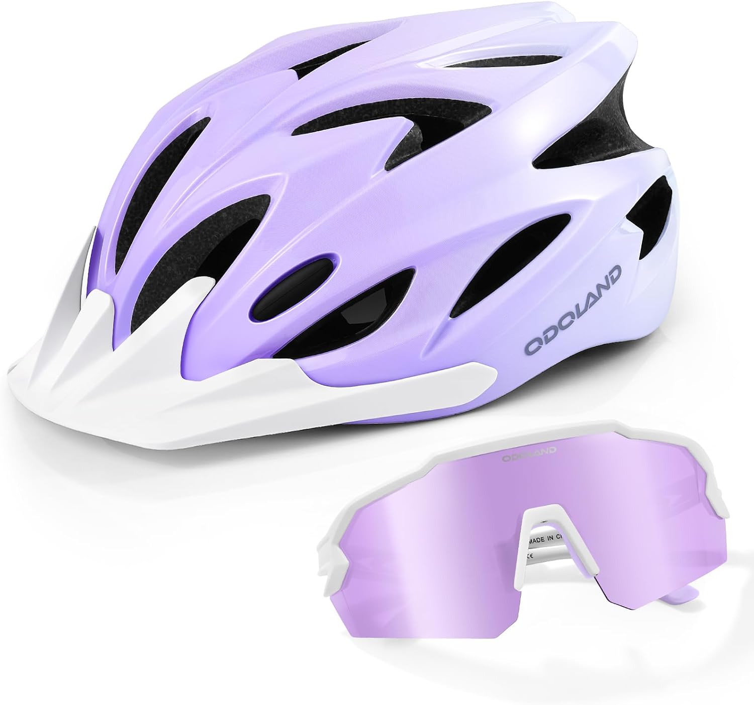 Thumbnail 6 de Odoland Flash Bike Helmet with Cycling Sunglasses – A practical all-in-one for daily rides